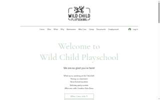 Wild Child Playschool website