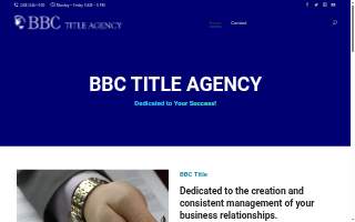 BBC Title Agency, LLC website