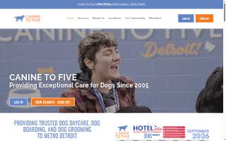 Canine To Five website