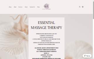 Essential Massage Therapy website