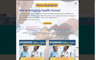 Wayne County Healthy Communities website