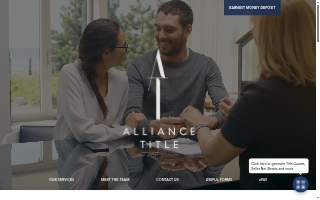 Alliance Title of Michigan website