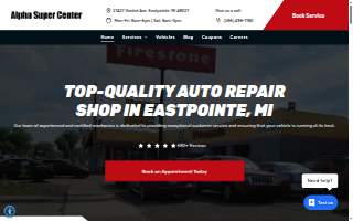 Alpha Super Center of Harper Woods website