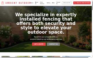 Ambient Outdoor website