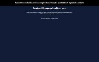 Fusion Integrated Training Fitness Studio website