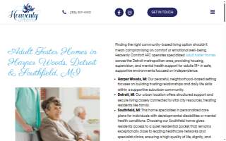 Heavenly Comfort AFC - Mental Health Services & Housing in Harper Woods website