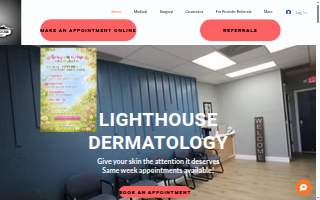 Lighthouse Dermatology and Skin Cancer Specialists of Eastpointe website