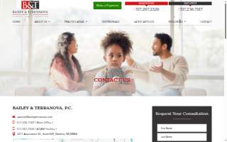 Bailey & Terranova, P.C. website