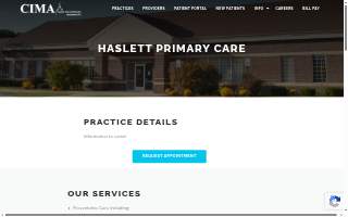 Cima Breast Center website