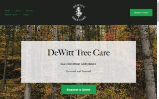 Dewitt Tree Care website