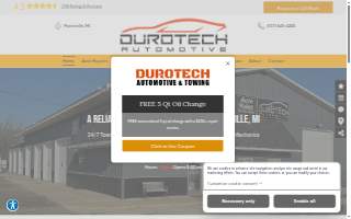 DuroTech Automotive & Towing website