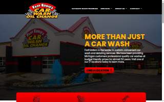 Fast Eddie's Car Wash and Oil Change website