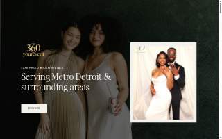 360 Photo Booth Rentals website