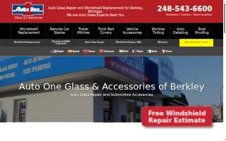 Auto One Glass & Accessories of Southfield website