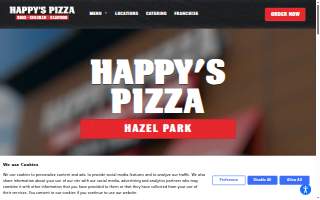 Happy's Pizza website