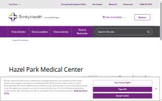 Hazel Park Medical Center website