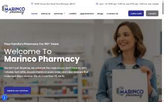 Marinco Pharmacy website