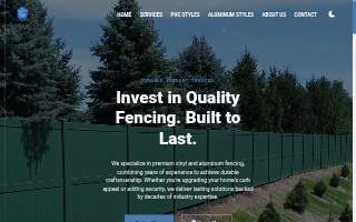 Signature Fencing Products of Hazel Park website