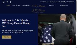 C.W. Morris-J.W. Henry Funeral Home, Inc website