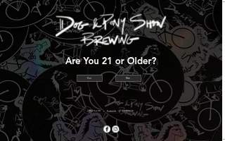 Dog and Pony Show Brewing website