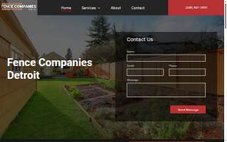 Fence Companies Detroit website