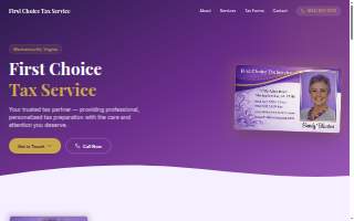 First Choice Taxes - Highland Park website
