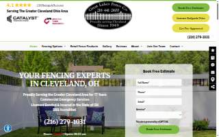 Great Lakes Fence Company Inc of Highland Park website