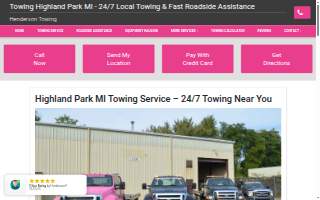 Henderson Towing, LLC website