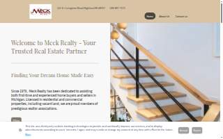 Meck Realty website