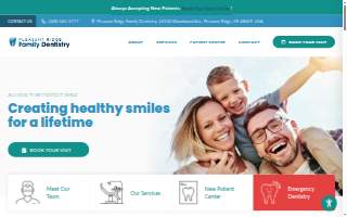 Pleasant Ridge Family Dentistry of Highland Park website