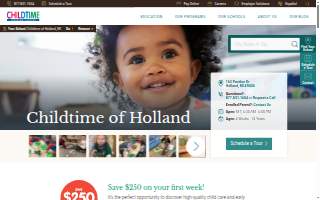 Childtime of Holland website