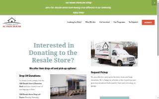 Community Action House Resale Store website