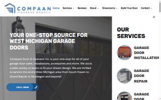 Compaan Garage Doors website