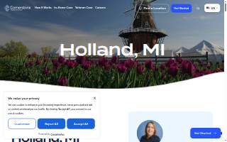 Cornerstone Caregiving of Holland website