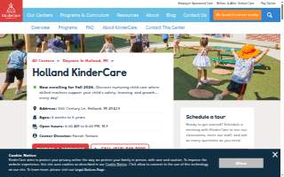 Holland KinderCare website