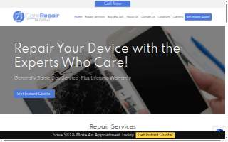 iCare Repair-Holland website