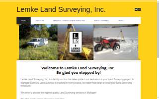 Lemke Land Surveying Inc. website