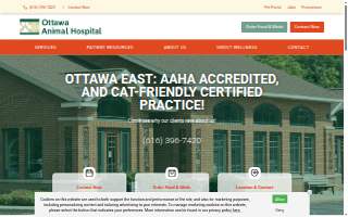 Ottawa Animal Hospital East website
