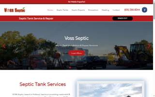 Voss Septic of Holland website