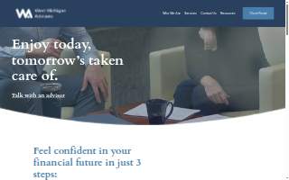 West Michigan Advisors website