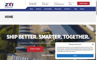 Zip Xpress website