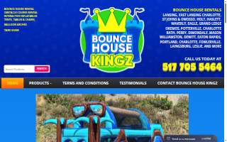 Bounce House Kingz website