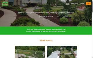 Fantastic Lawns - Landscaping, Excavating, Snow & Ice Removal website