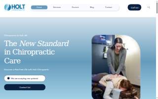 Holt Chiropractic website