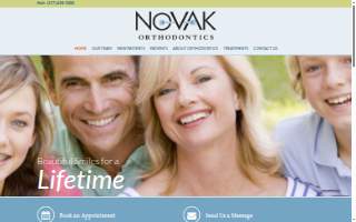 Novak Orthodontics website