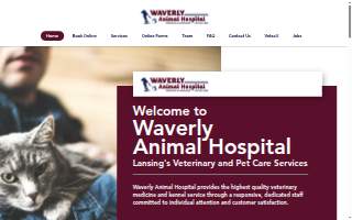 Waverly Animal Hospital Boarding Grooming & Wellness Center of Holt website