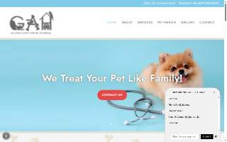 Georgetown Animal Hospital website