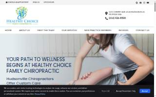 Healthy Choice Family Chiropractic, LLC website