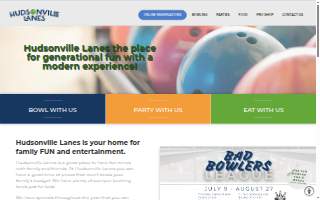 Hudsonville Lanes website