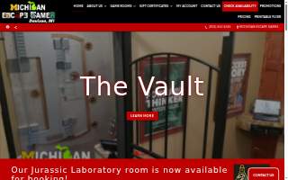 Michigan Escape Games website